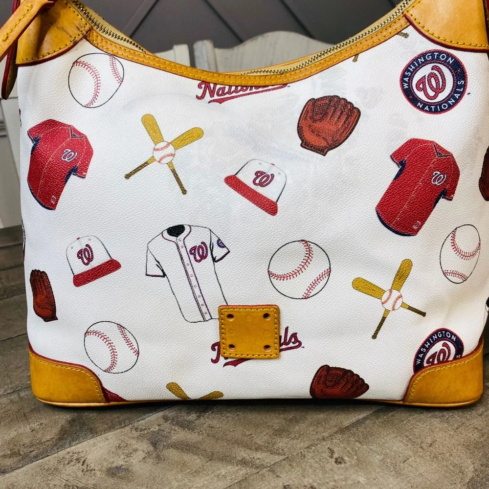 Dooney & Bourke Major League Baseball‎ Washington Nationals Satchel Bag *detail - Picture 3 of 12
